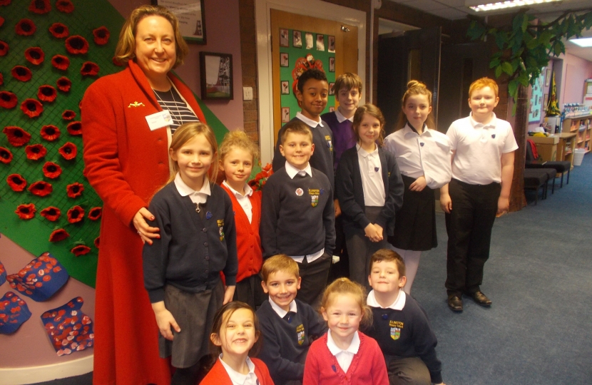 Anne-Marie meets the School Council