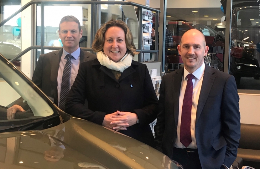 MP praises new electric car | Anne-Marie Trevelyan