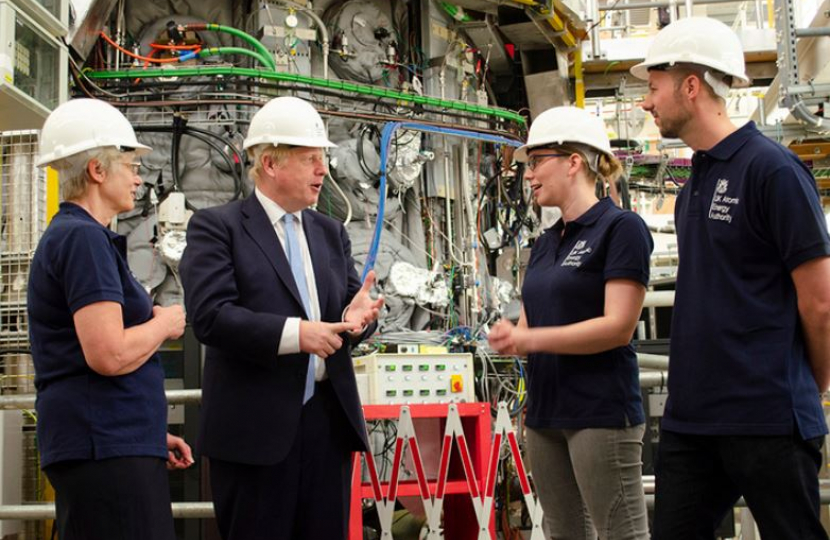 pm at nuclear plant