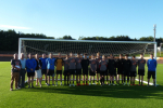 Berwick Rangers Academy hopefuls with MP