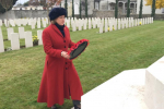 Anne-Marie at Remembrance Service