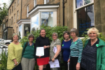 Anne-Marie with members of the Warkworth WI