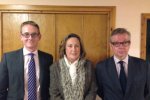 Michael Gove with Anne-Marie Trevelyan and John Lamont