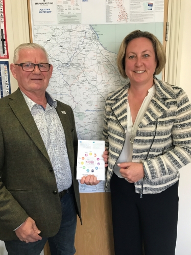 Anne-Marie with MND Campaigner, Colin Hardy