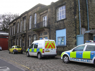 "Police Station, Bacup, Rossendale, Lancashire (Lancashire Constabulary)" by mrrobertwade (wadey) is licensed under CC BY-NC-SA 2.0.