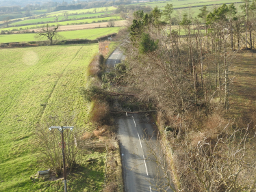 Helicopter Pic of Storm Damage